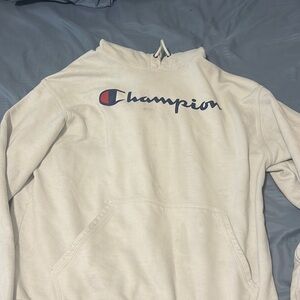 White Champion Hoodie